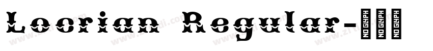 Locrian Regular字体转换